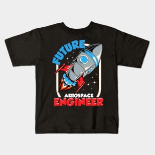 Future Aerospace Engineer Space Exploration Kid Kids T-Shirt